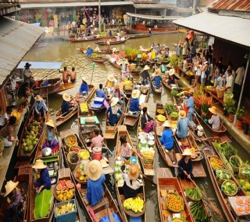 Floating Market Huahin Tour