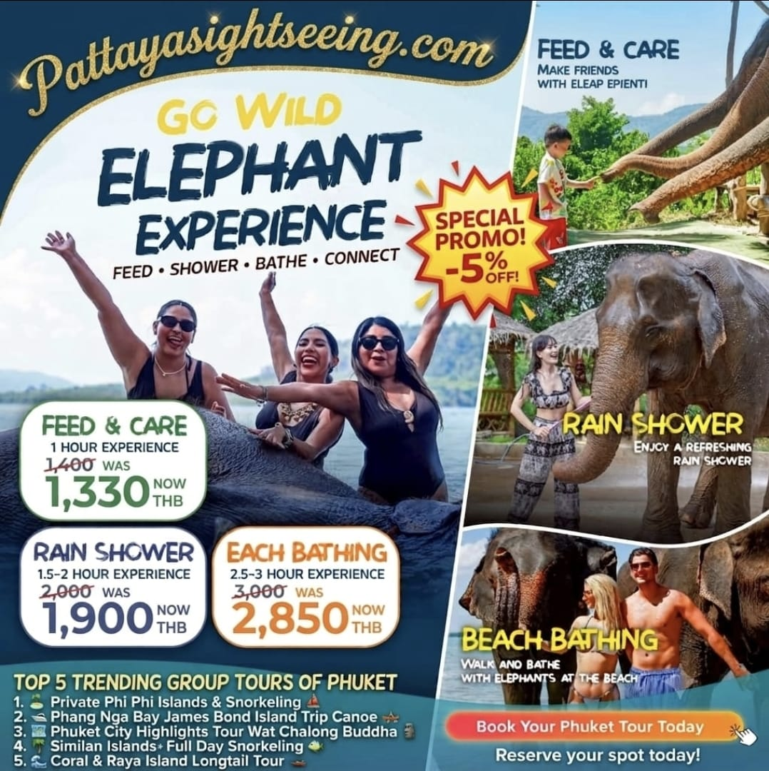 Pattaya Sightseeing Special Promo Banner