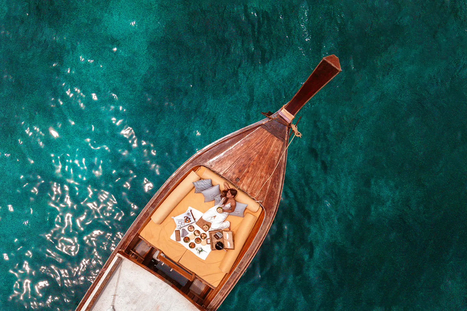 Luxury boat in Thailand